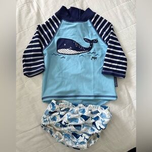 Jojo Maman: Baby Swim Outfit: Size 0-6m